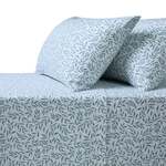 Living & Co Cotton Flannelette Sheet Set Leaf White Super King $29.50 (was $59) + Shipping/C&C ($0 in-Store) @ The Warehouse
