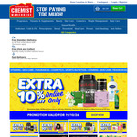 10% off Sitewide (Exclusions Apply) + $5.99 Shipping ($0 C&C/ $99 Order) @ Chemist Warehouse