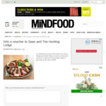 Win a $250 Saan and The Hunting Lodge Voucher from Mindfood