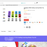 20% Off: Tangiplay STEM Coding Learning Robot Toy Kit $63.20 Free Shipping @ Gadgetplus.com