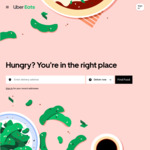 UBER EATS Free Delivery for 100 Orders over You Place over $10, for The Next 30 Days