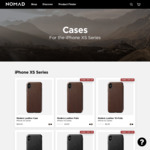 Nomad iPhone XS/XS Max Leather Cases Final Sale US$4.95 (90% off) + Shipping (~US$20) @ Nomad Goods