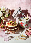 Win a (feathered pink) KitchenAid 4.8L Artisan stand mixer @ Dish