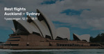 Business Class on LATAM: Auckland to Sydney (1 August - 20 Dec) from $1066 Return @ Beat That Flight