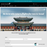 Win Return Flights for Two to Seoul @ Air New Zealand