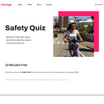 [Wellington] 10 Free Minutes (Unlock Fee Applies) @ Flamingo Scooters