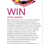 Win 1 of 14 Full Range of Mother Earth Jams and Marmalades from Your Weekend