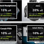 ComputerLounge Specials - Corsair PSU, Logitech, AKG, Intel NUCs - 10-20% off