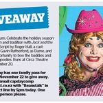 Win a Family Pass to Jack and The Beanstalk, Nov 22 from The Dominion Post (Wellington)