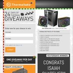 Win 1 of 24 Prizes from Thermaltake's 24 Days of Thermal Giveaways