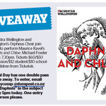 Win a Double Pass to Maurice Ravel’s Daphnis and Chloe from The Dominion Post (Wellington)