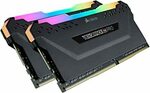 Corsair Vengeance RGB Pro 32GB (2x16gb) DDR4 3200 (Black): US$124.99 (~NZ$242.04 Shipped) @ Amazon US