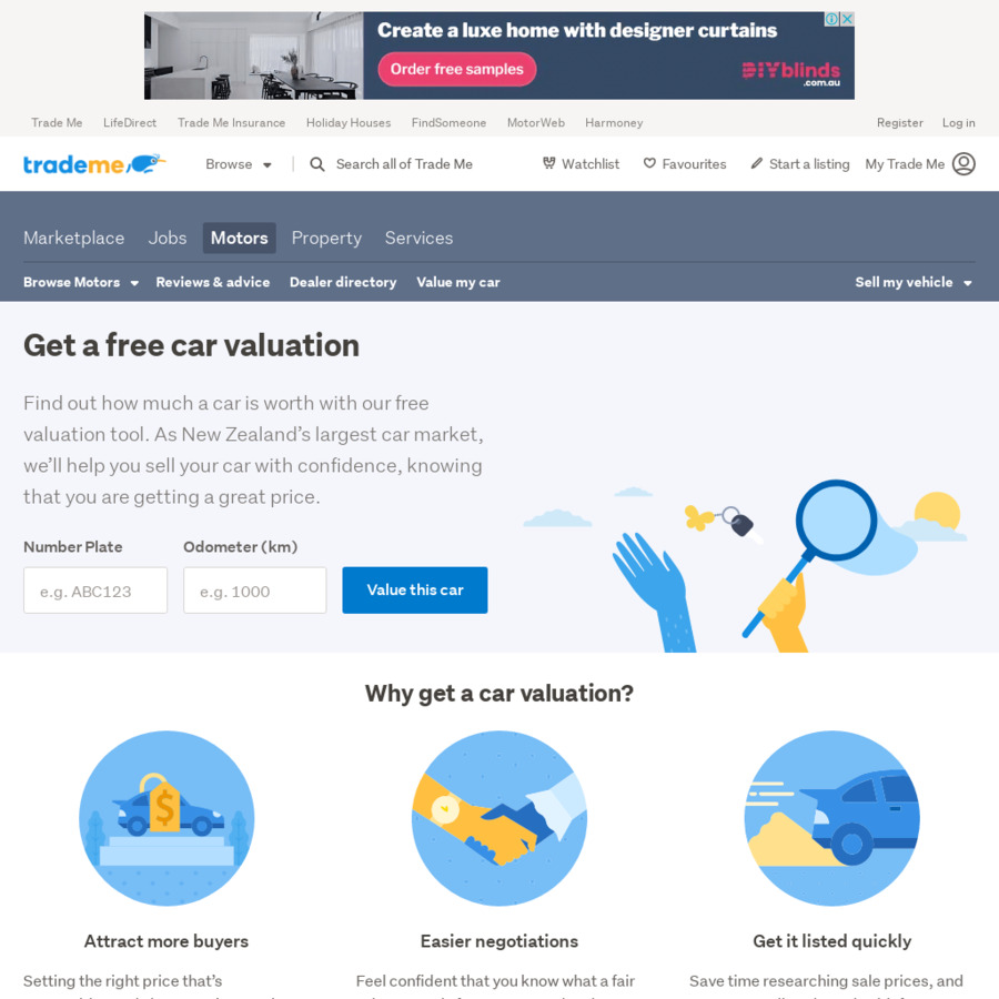 Free Car Valuation Trade Me ChoiceCheapies