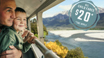 $20 TranzAlpine Autumn Fares for Children (16 and Under, Applicable Travel Dates 7 April - 2 May, 2022) @ Great Journeys