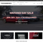 20% off Sitewide (Excludes Bundle Items, Charging Cables and Gift Cards) @ Tessories