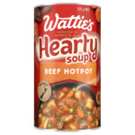 Watties Hearty Soup 535g (Beef Hotpot, Lamb Irish Stew, Peppered Steak) $1.99 @ PAK'n SAVE Dunedin