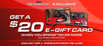 Bonus $20 eGift Card (Sent within 7 Days, Exp. 10/8/25) with $60 Spend in 1 Transaction (Excl. Apply) @ Repco (Rewards Members)