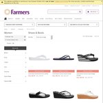 50% off Womens Shoes Only until 4th Jan 17 @ Farmers Nationwide