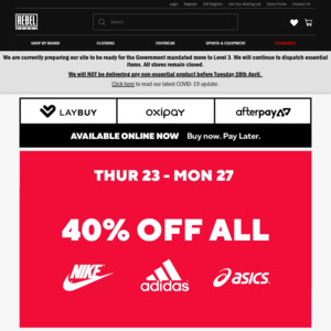 rebel sport father's day sale