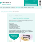 Win 1 of 2 Oxygen Plus Plant Care Kits @ Oderings Garden Centre