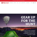Win a Marmot Superalloy 2-Person Tent (RRP $999) & Marmot Hydrogen Sleeping Bag (RRP $899) @ Marmot NZ