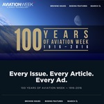 FREE: Every Issue of Aviation Week Magazine for the Past 100 Years (Digital Only)