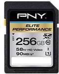 PNY Elite Performance 256GB SDXC Class 10 UHS-1 Flash Card $95 USD ($131 NZD) Shipped @ Amazon