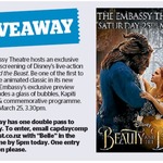 Win a Double Pass to Beauty and The Beast (Inc Ice Cream, Drink, Programme) from The Dominion Post (Wellington)