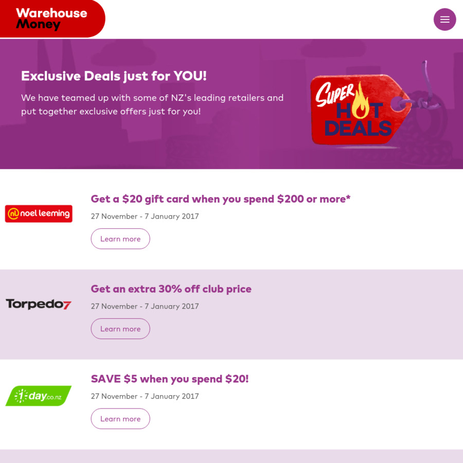 Warehouse Money Deals 20 Gift Card with 200 Spend Noel Leeming