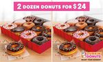 TreatMe - $24 for 24 Donuts from Dunkin’ Donuts (Save 40%)