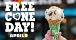 Free Cone Day at Ben & Jerry's (Tuesday 9th April, 12pm to 8pm)