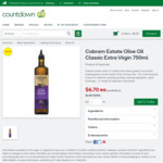 Cobram Estate Olive Oil Classic Extra Virgin 750ml $6.70 (Was $13.50) @ Countdown
