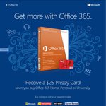 Microsoft - Recieve a Free $25 Prezzy Card with Purchase of Office 365 Personal/Home/University