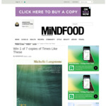 Win 1 of 7 copies of Times Like These from Mindfood