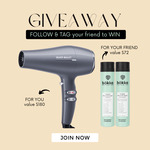 Win a Silver Bullet Artemis Hairdryer (Worth $180) + Bokka Botanika Miracle Rescue & Repair Shampoo & Conditioner from Style HQ