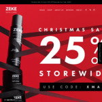 25% off Sitewide + Free Shipping @ Zeke Skincare