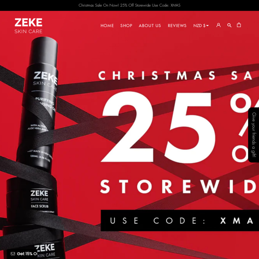 25 off Sitewide + Free Shipping Zeke Skincare ChoiceCheapies