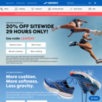 20% off Sitewide @ Brooks Running