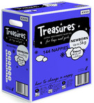 Win 1 of 3 Treasures Newborn Nappy Boxes (144 Nappies, Worth $45) from Kiwi Families
