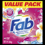 [CHCH] Fab Fresh Frangipani Laundry Detergent Powder 2kg $5 (Was $10.15) @ PAK'n SAVE Moorhouse