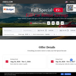 15% off Budget Car Rental in Australia & New Zealand @ Qeeq
