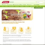 Yates, Free Pack of Seeds for Every Two Friend Referrals to The Garden Club