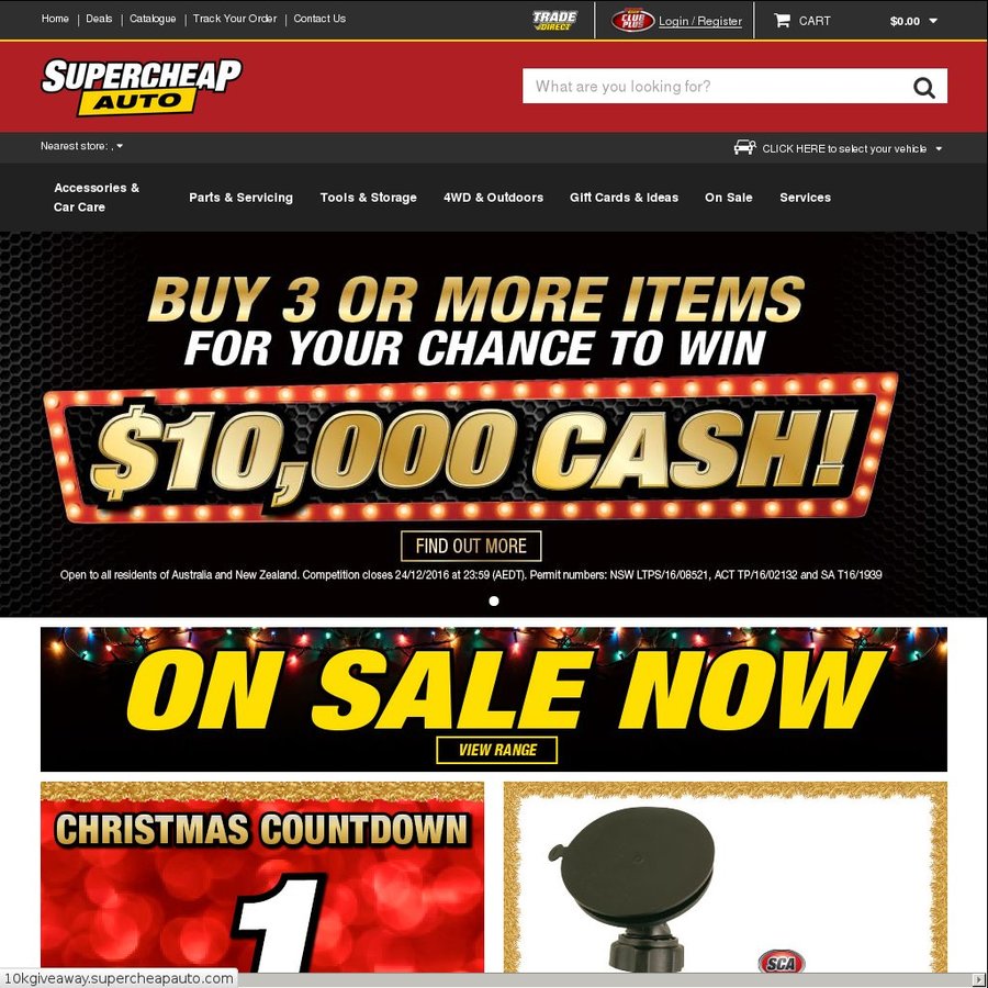 At Least 25% off @ Supercheap Auto Boxing Day Sale - ChoiceCheapies