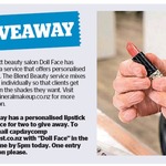 Win a Personalised Lipstick Experience for Two from The Dominion Post (Wellington)