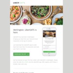 UberEATS Wellington X4 Free Deliveries (New Users)
