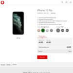iPhone 11 Pro (64GB) for $1499 with Any Monthly Contract @ Vodafone
