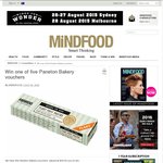 Win 1 of 5 $50 Paneton Bakery Vouchers from Mindfood