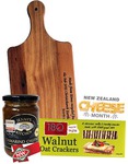 Win 1 of 4 Cheese Packs (Cheese Board, $20 New World Voucher, Chutney, Crackers) from Viva