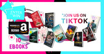 Win $250 Amazon Gift Card + 10 eBooks (Let's Booktok) from Book Throne