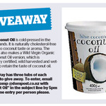 Win 1 of 3 Tubs of Blue Coconut Oil from The Dominion Post